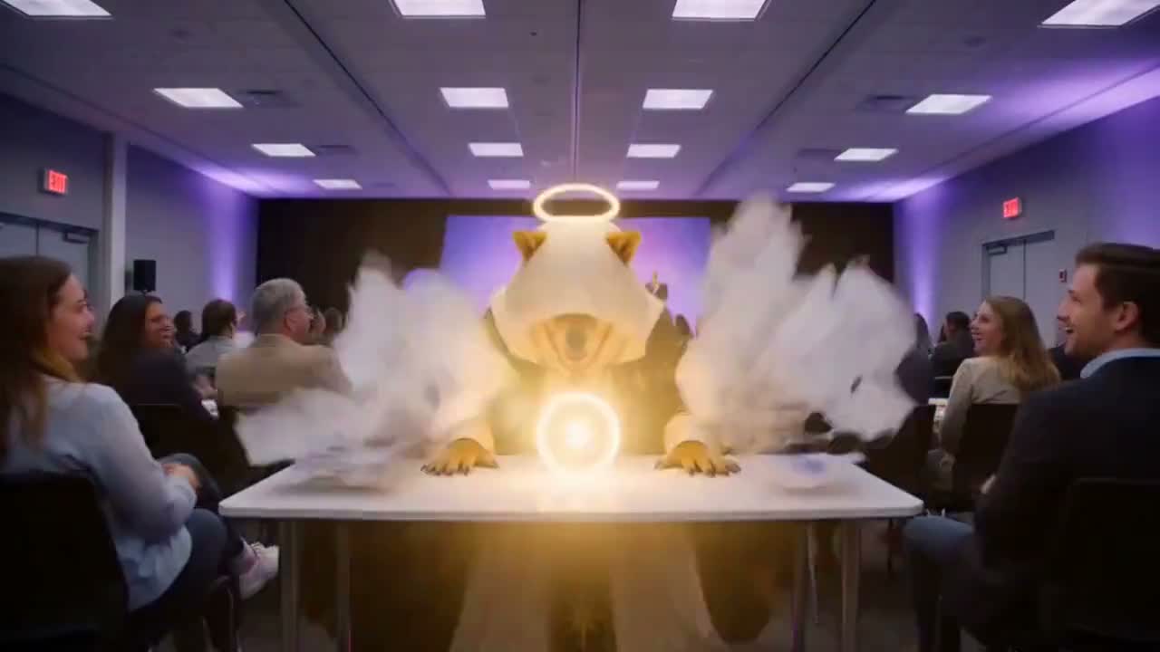 defido, an upright humanoid Shiba wizard, turning one idea into games, art, bots and apps
